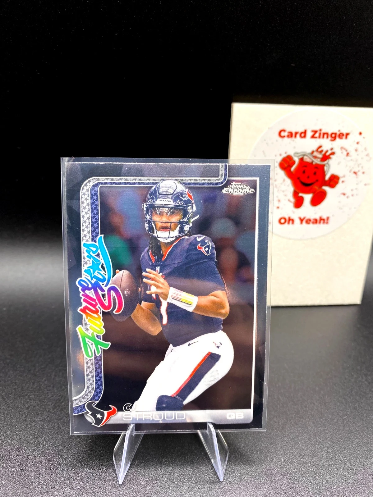 C.J. Stroud 2025 Topps Chrome Football card