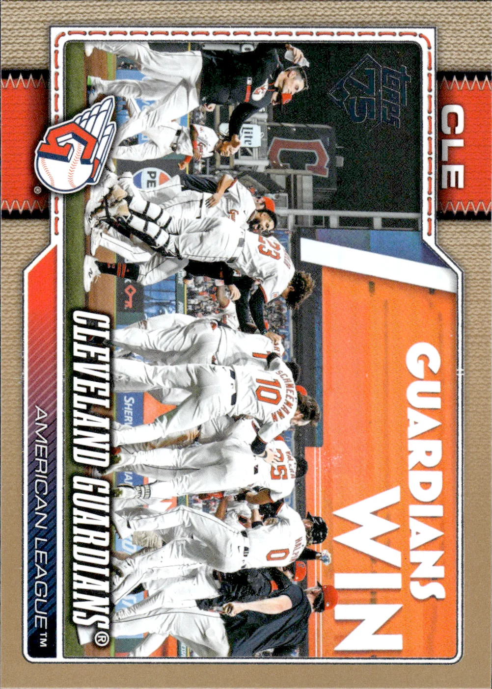 Cleveland Guardians #492 Gold /2026 2026 Topps Series 2 Baseball baseball card - Front