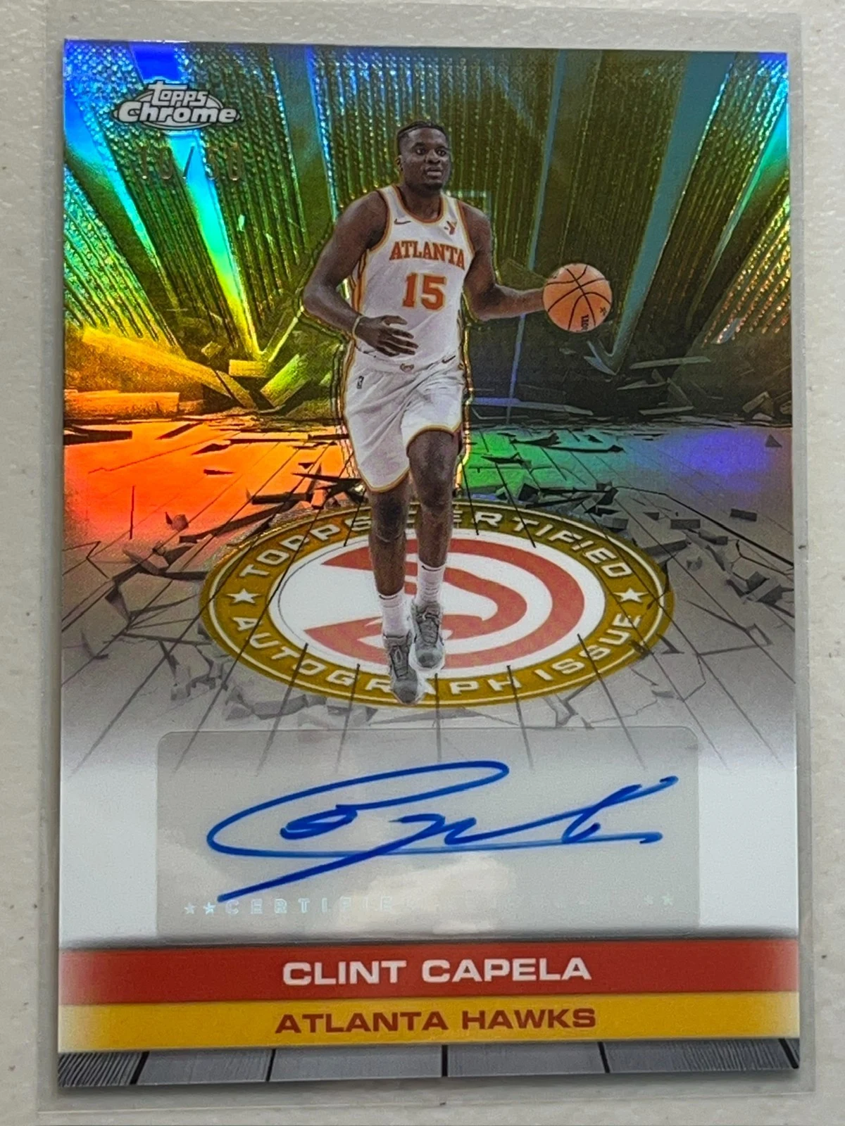 Clint Capela 2025-26 Topps Chrome card