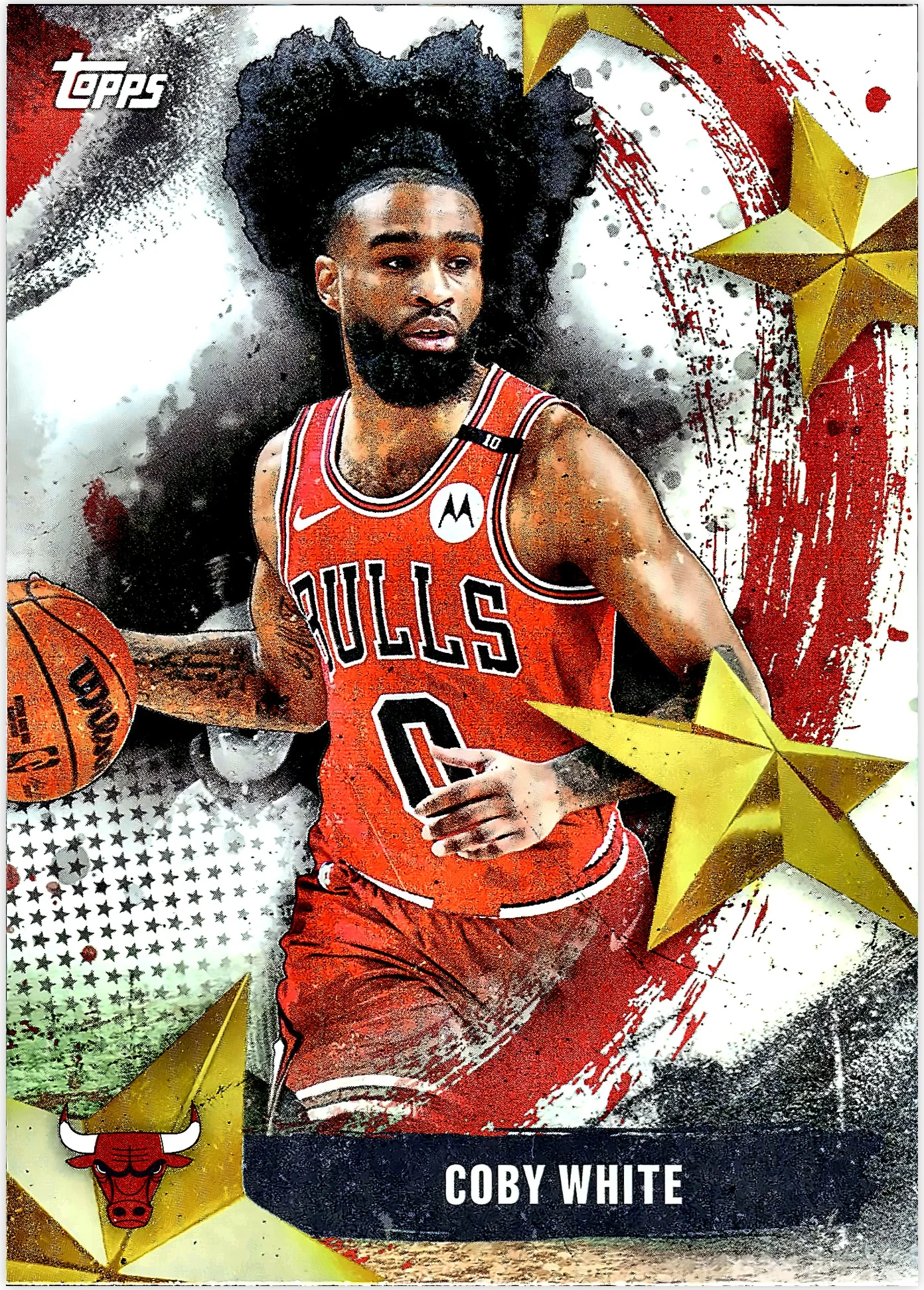 Coby White 2025-26 Topps #SA-16 basketball card - Front