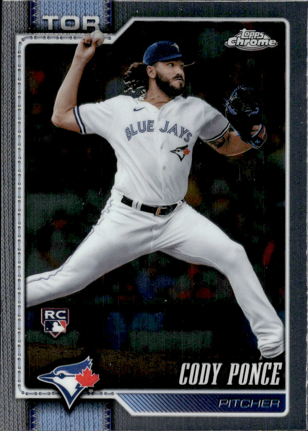 Cody Ponce #112 Rookie Card 2026 Topps Chrome Baseball baseball rookie card - Front