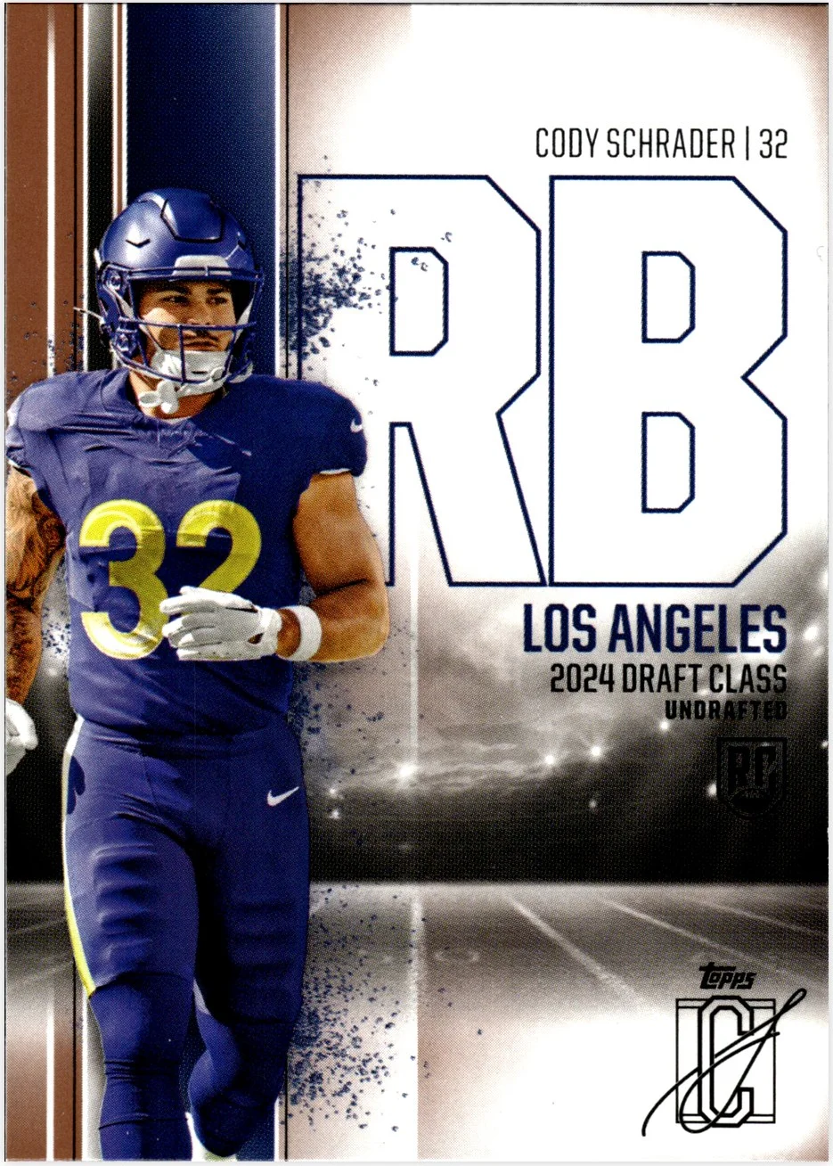 Jaden Hicks 2024 Topps Signature Class #127 football rookie card - Front