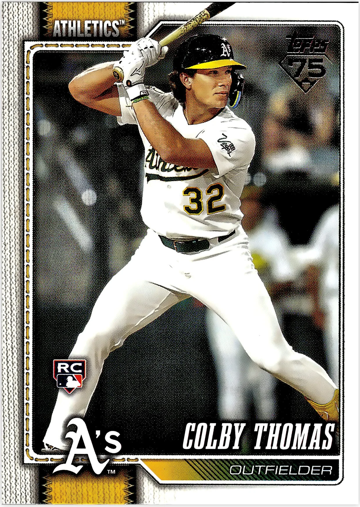 Colby Thomas 2026 Topps #213 baseball rookie card - Front