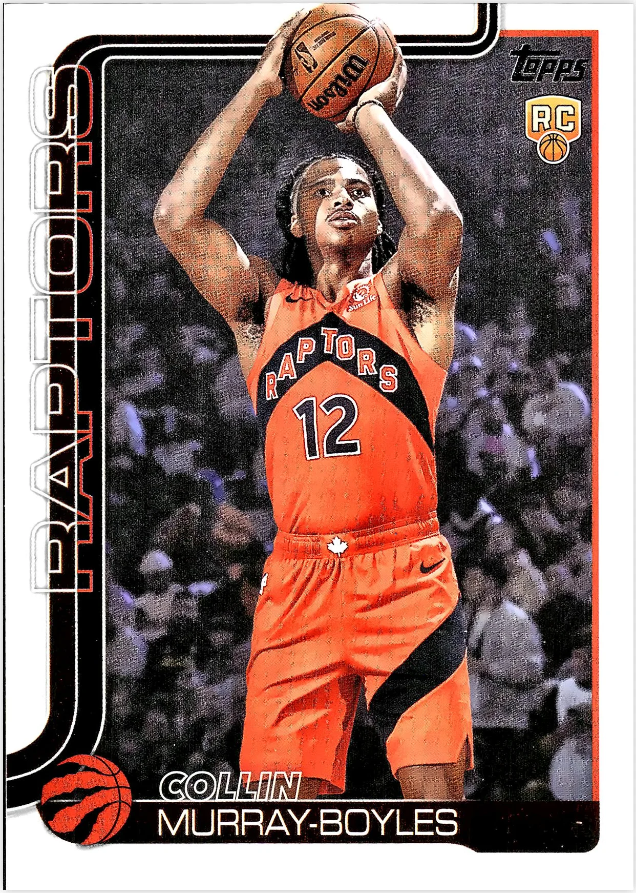 Collin Murray-Boyles 2025-26 Topps #209 basketball rookie card - Front