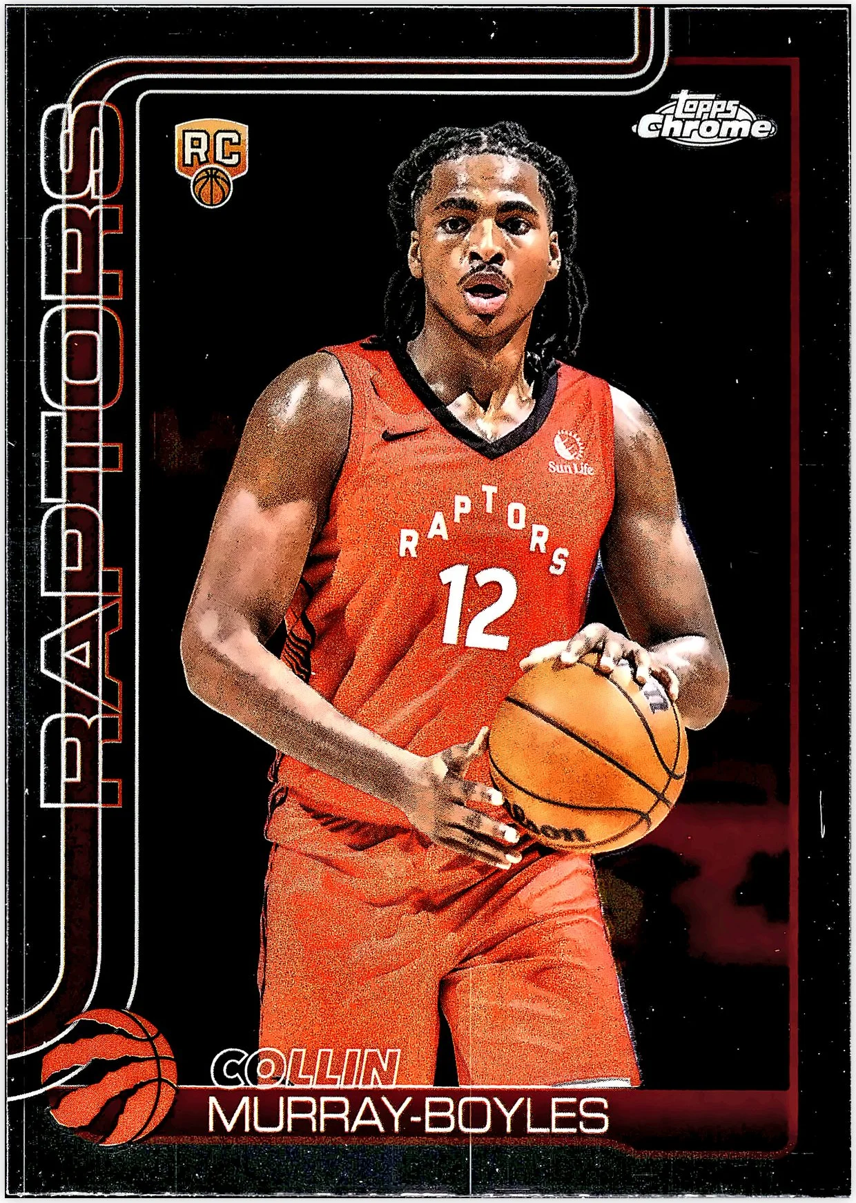 Collin Murray-Boyles 2025-26 Topps Chrome #259 basketball rookie card - Front