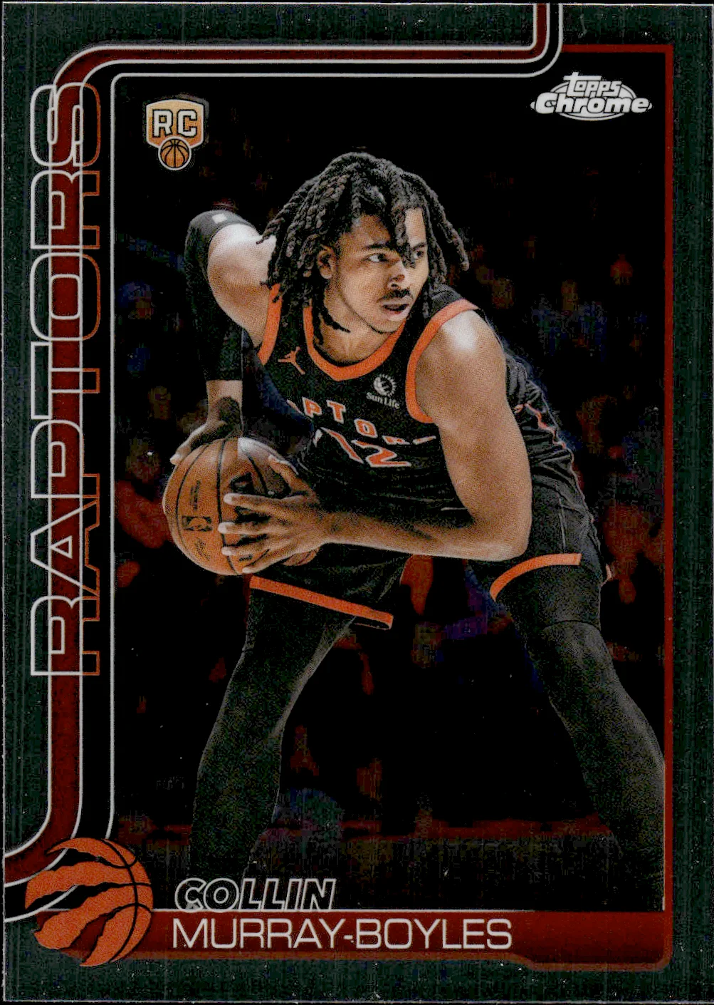 Collin Murray-Boyles #159 Rookie Card 2025 Topps Chrome Update Basketball basketball rookie card - Front