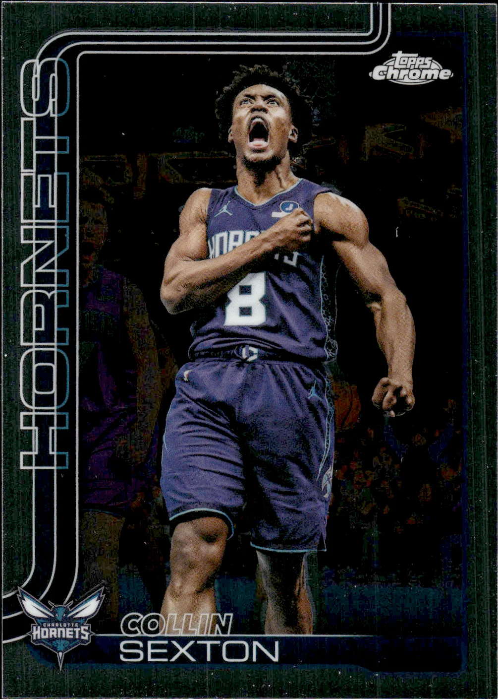 Collin Sexton #102 2025 Topps Chrome Update Basketball basketball card - Front