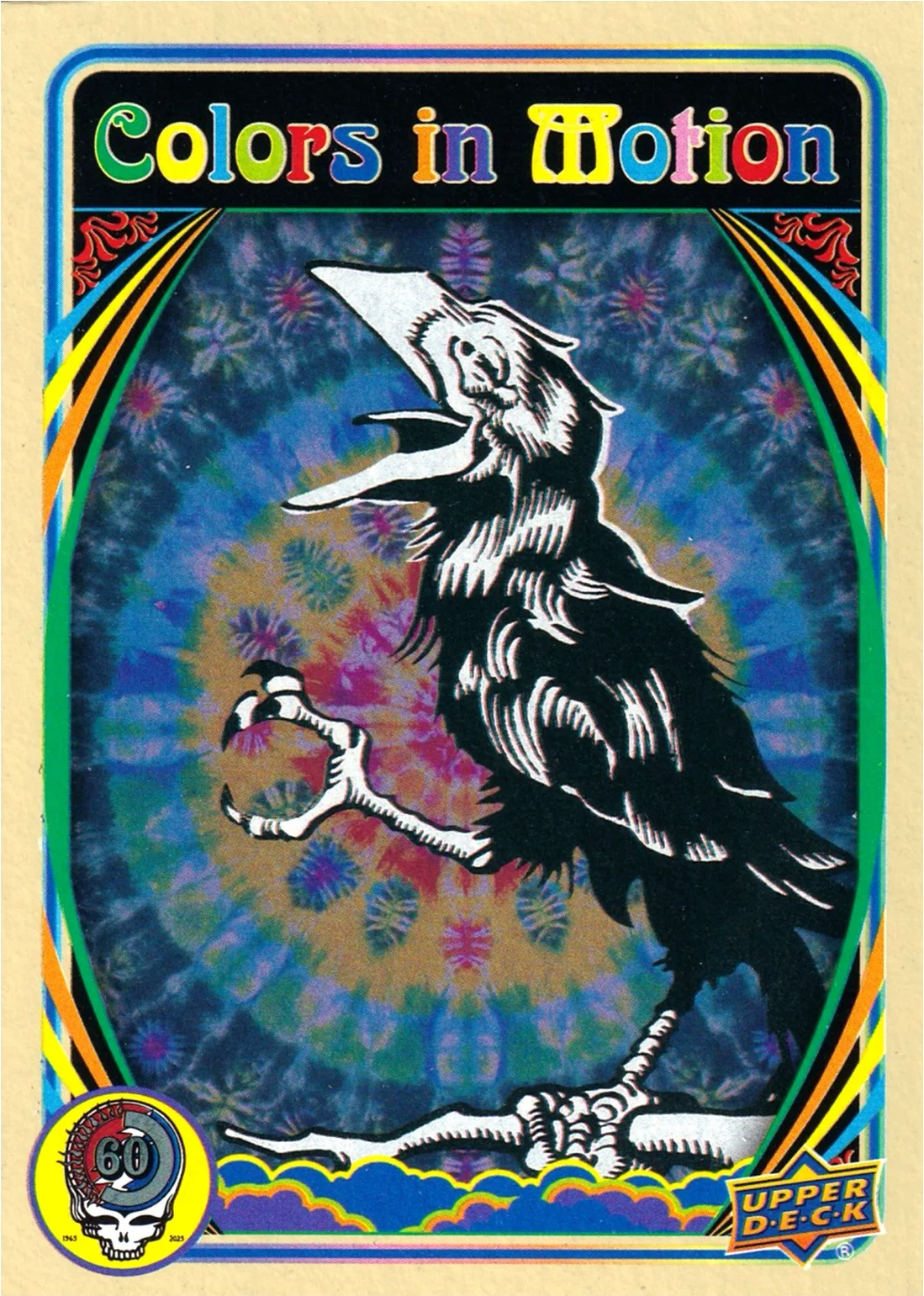 Colors in Motion 2025 Upper Deck Grateful Dead 60 Years So Far #18 trading card - Front