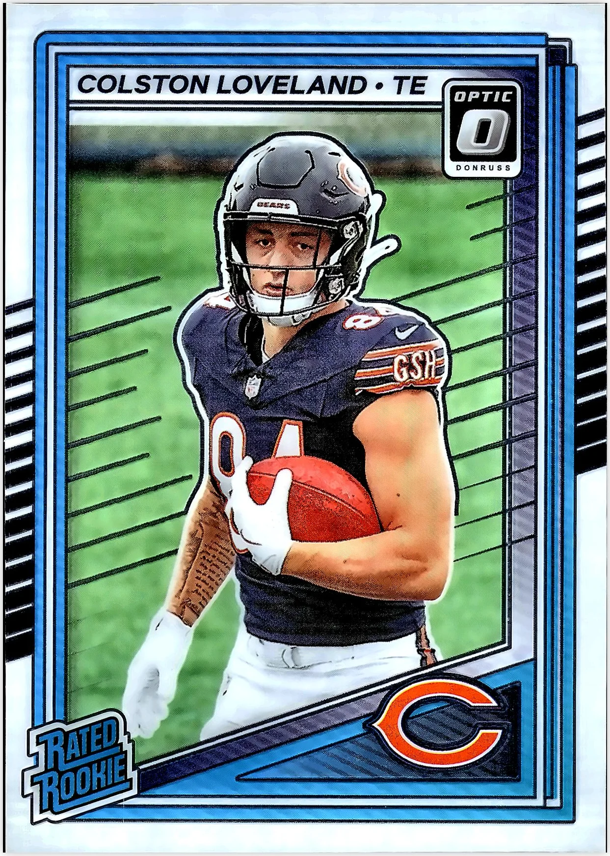 Colston Loveland 2025 Donruss Optic #204 football rookie card - Front