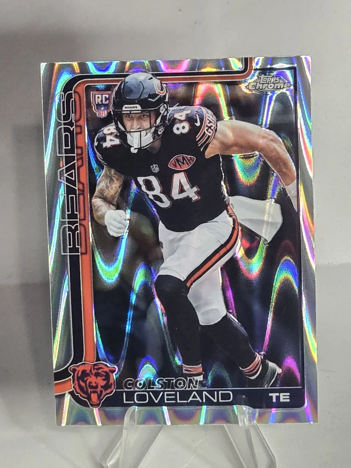 Colston Loveland 2025 Topps Chrome Football card