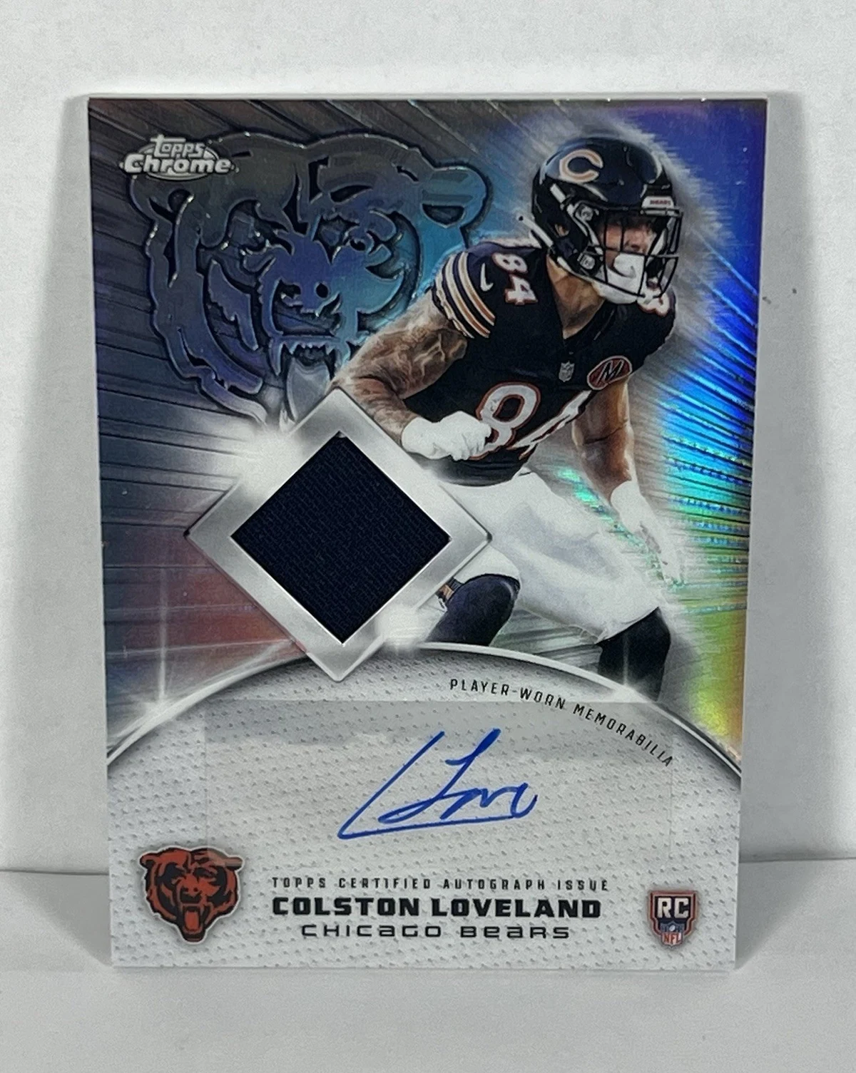 Colston Loveland 2025 Topps Chrome Football card