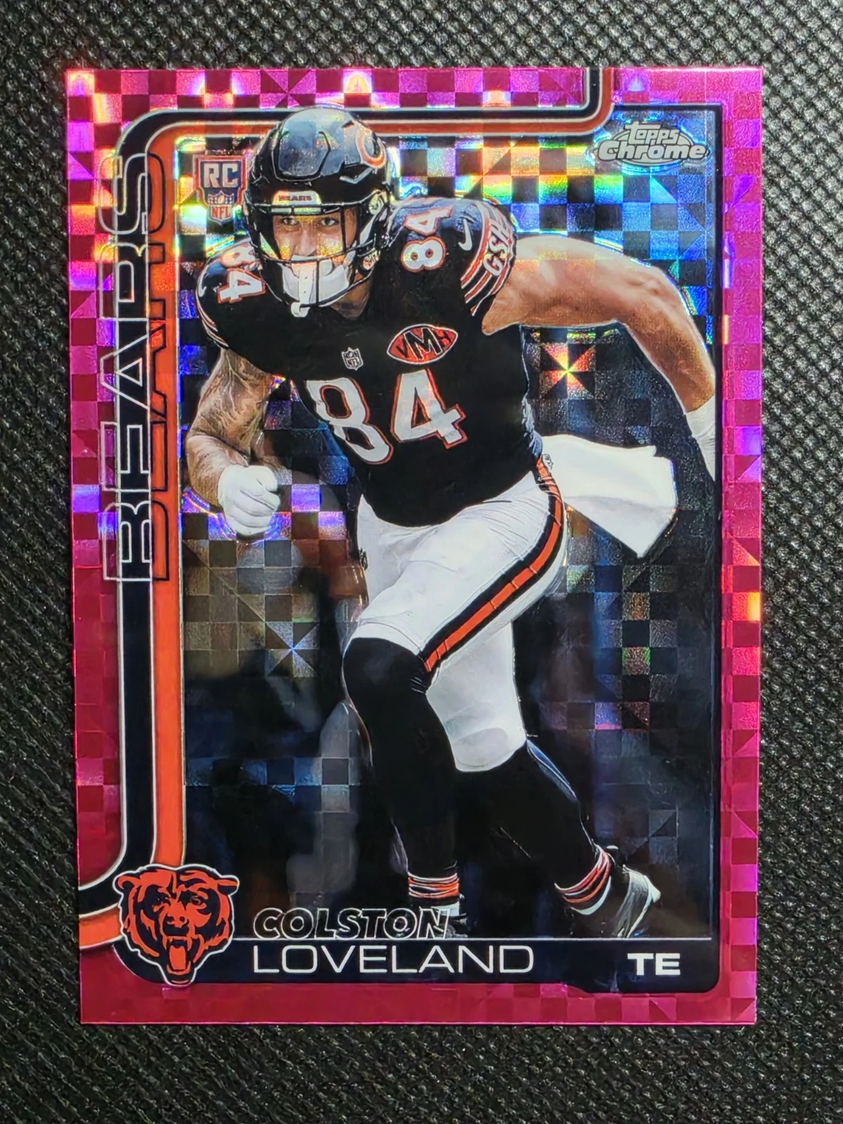 Colston Loveland 2025 Topps Chrome Football card