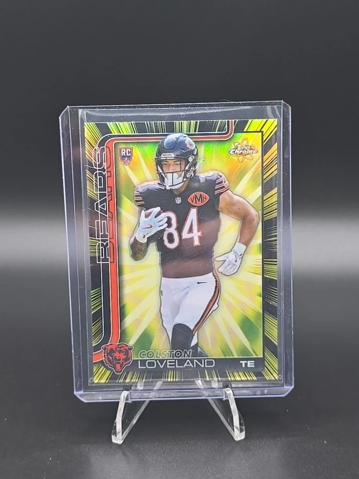 Colston Loveland 2025 Topps Chrome Football card