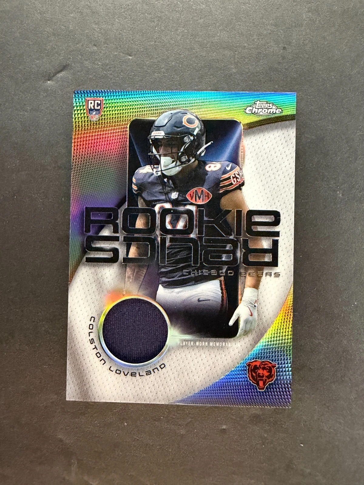 Colston Loveland 2025 Topps Chrome Football card