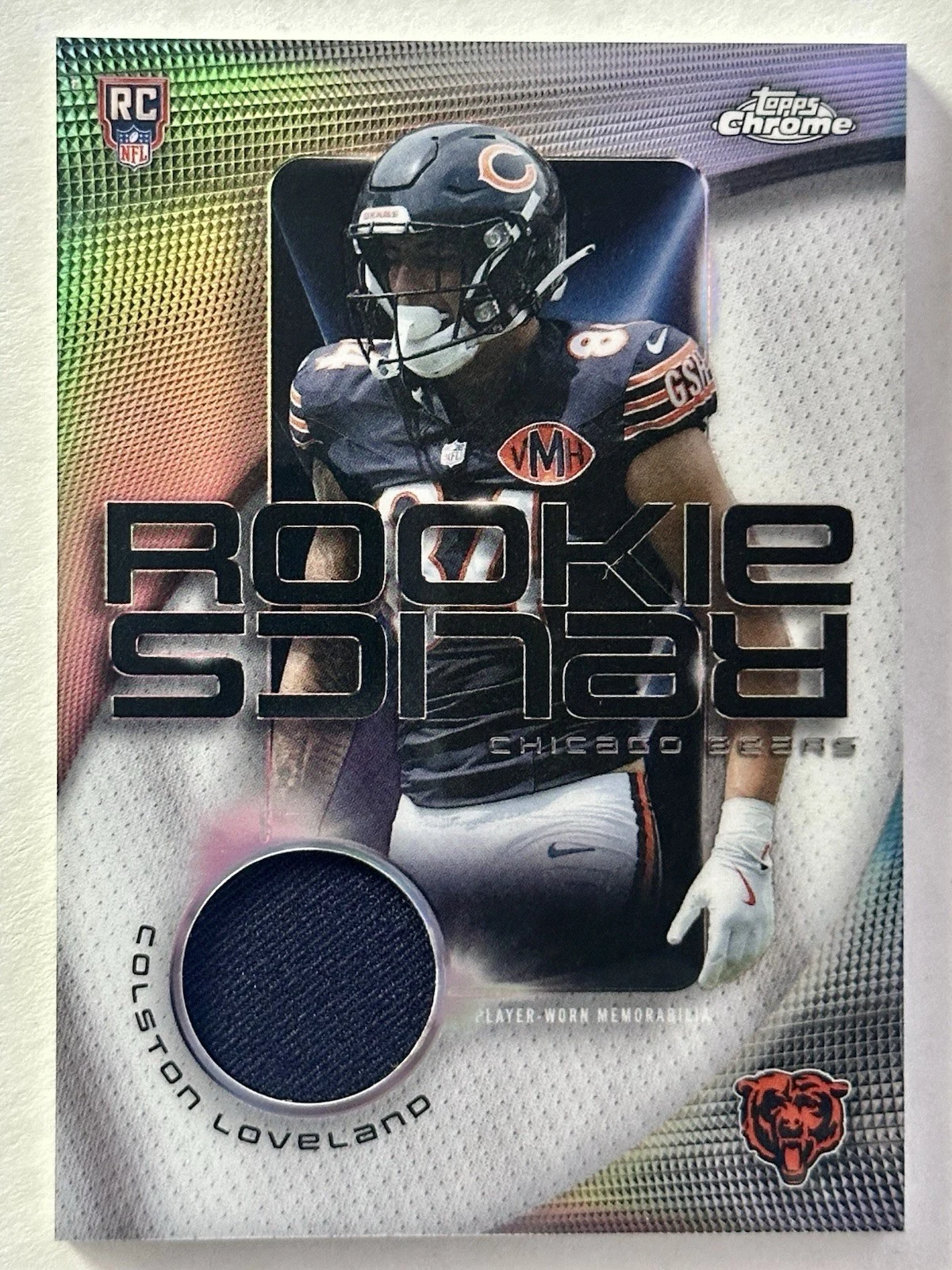 Colston Loveland 2025 Topps Chrome Football card