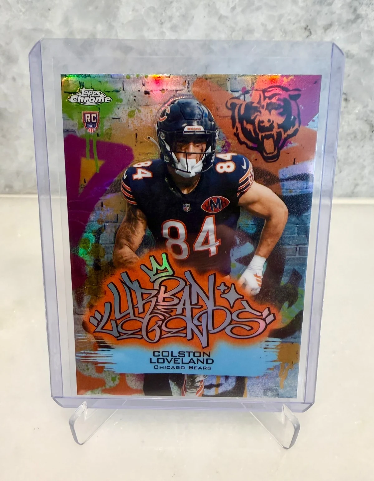 Colston Loveland 2025 Topps Chrome Football card