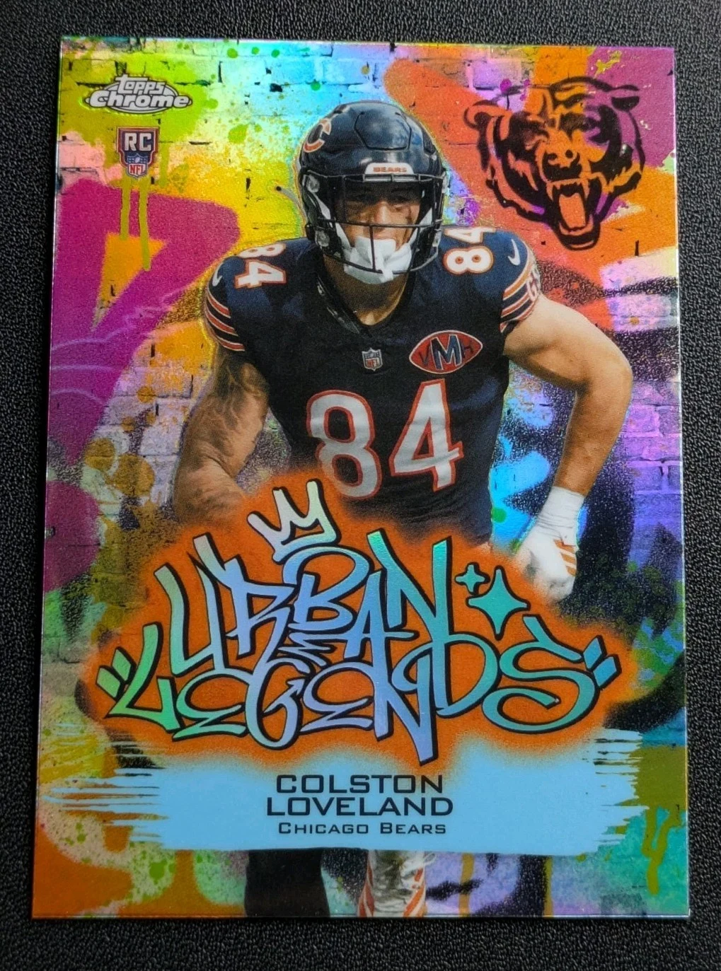 Colston Loveland 2025 Topps Chrome Football card