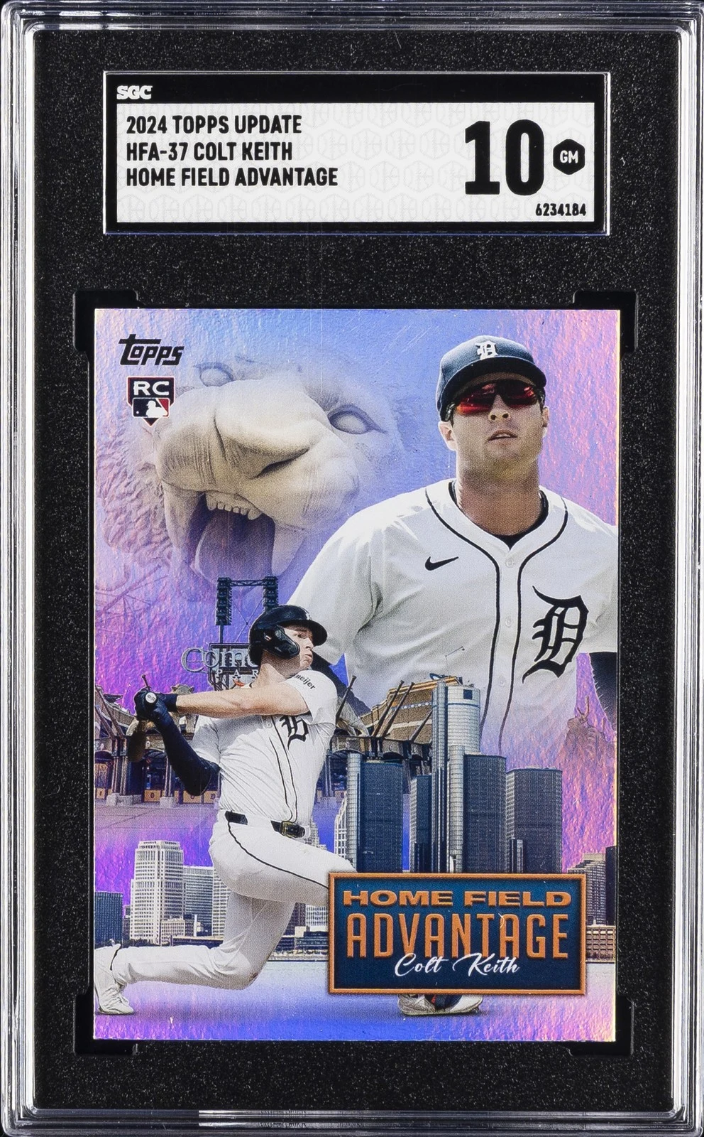 Colt Keith #HFA-37 2024 Topps Update Series Baseball Home Field Advantage front