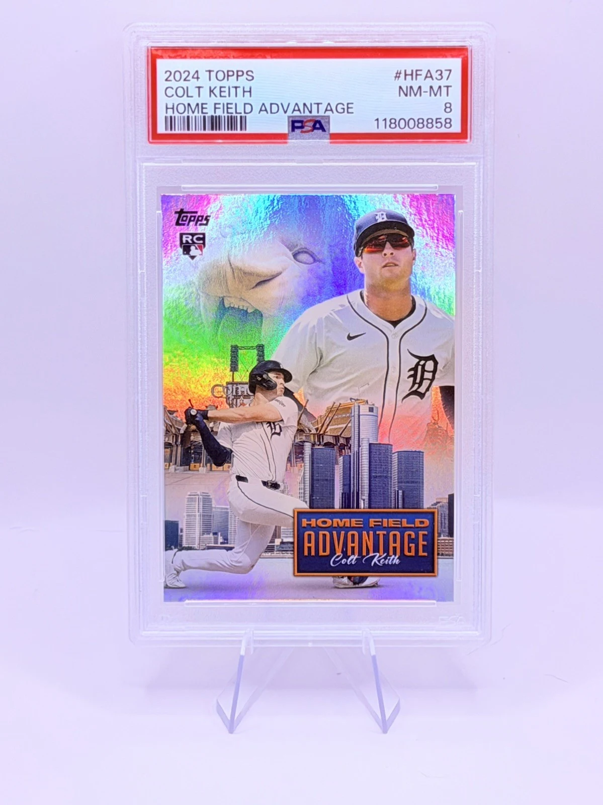 Colt Keith #HFA-37 2024 Topps Update Series Baseball Home Field Advantage front