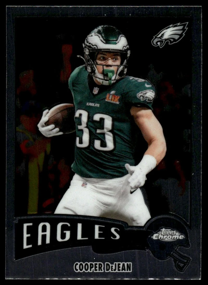 Cooper DeJean 2025 Topps Chrome Football card