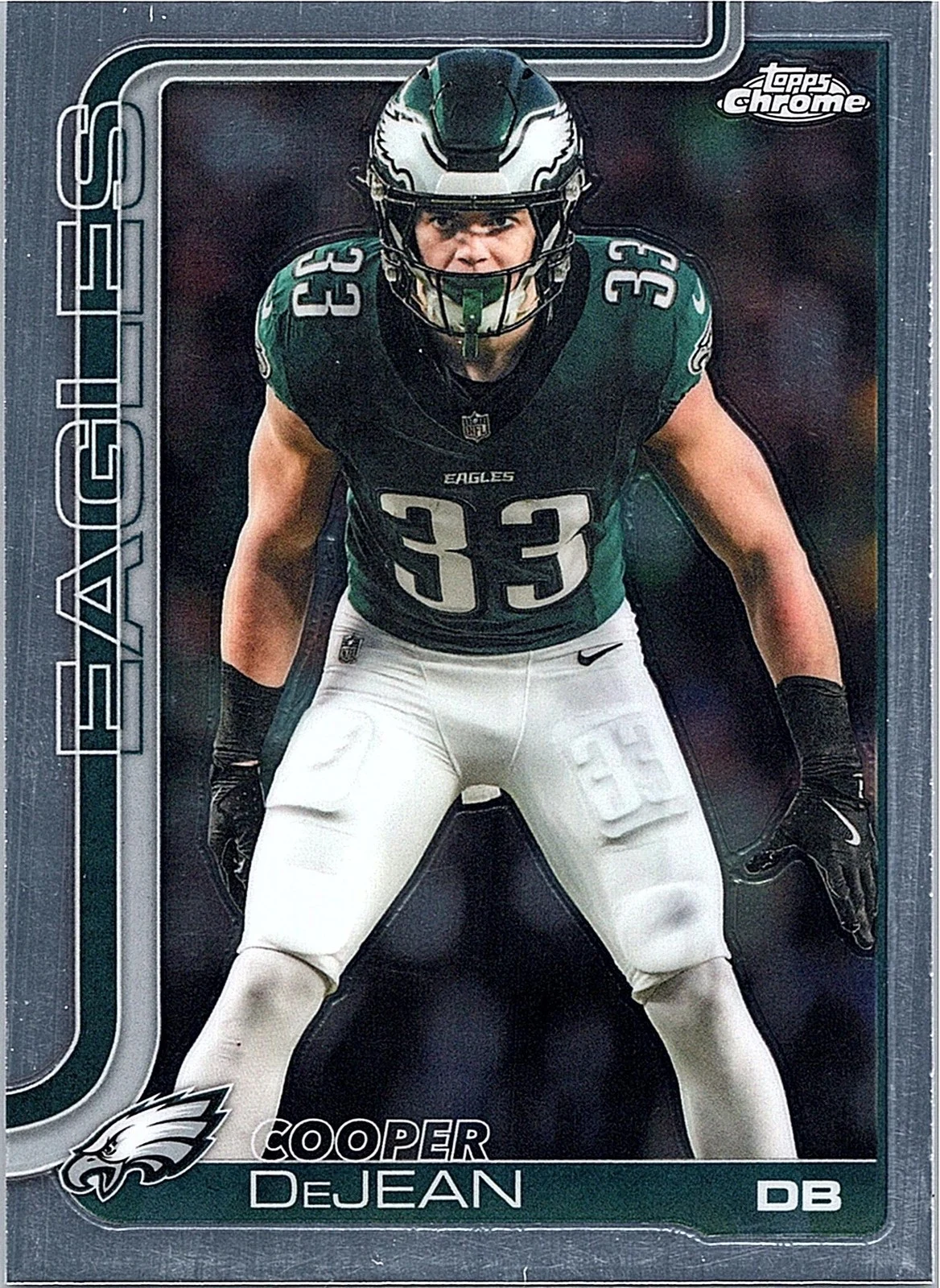 Cooper DeJean 2025 Topps Chrome Football card