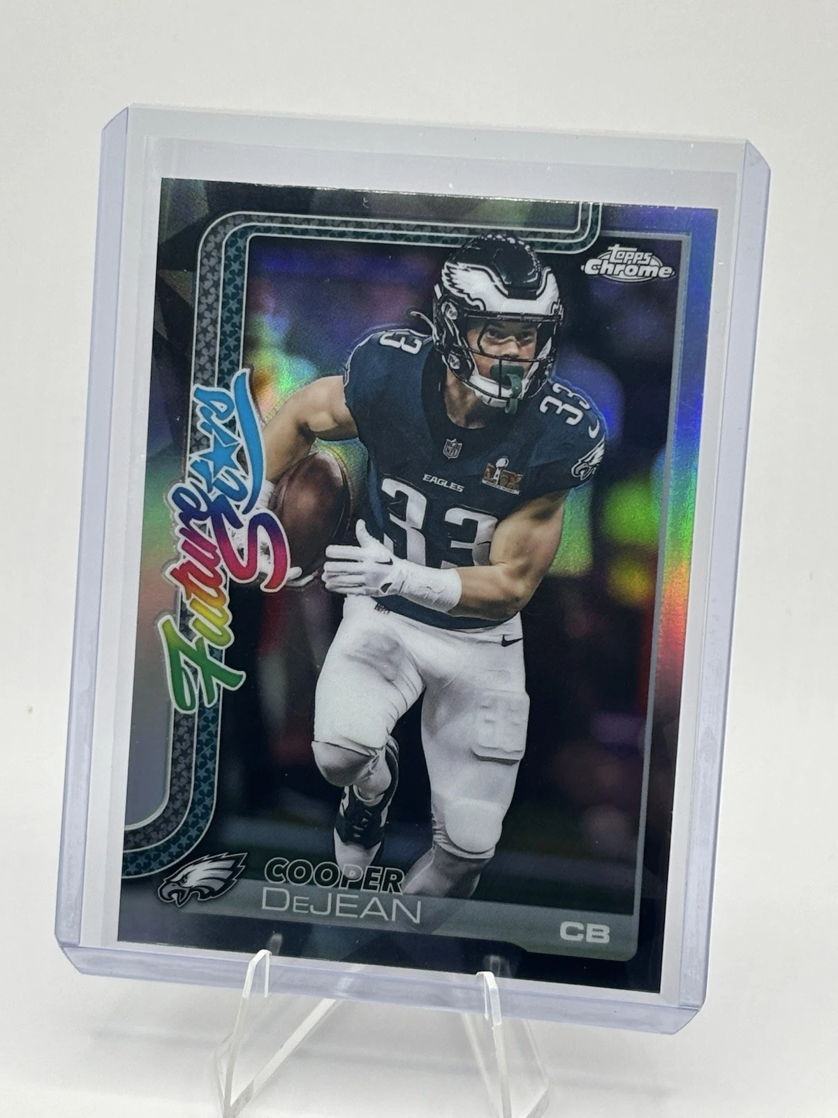 Cooper DeJean 2025 Topps Chrome Football card