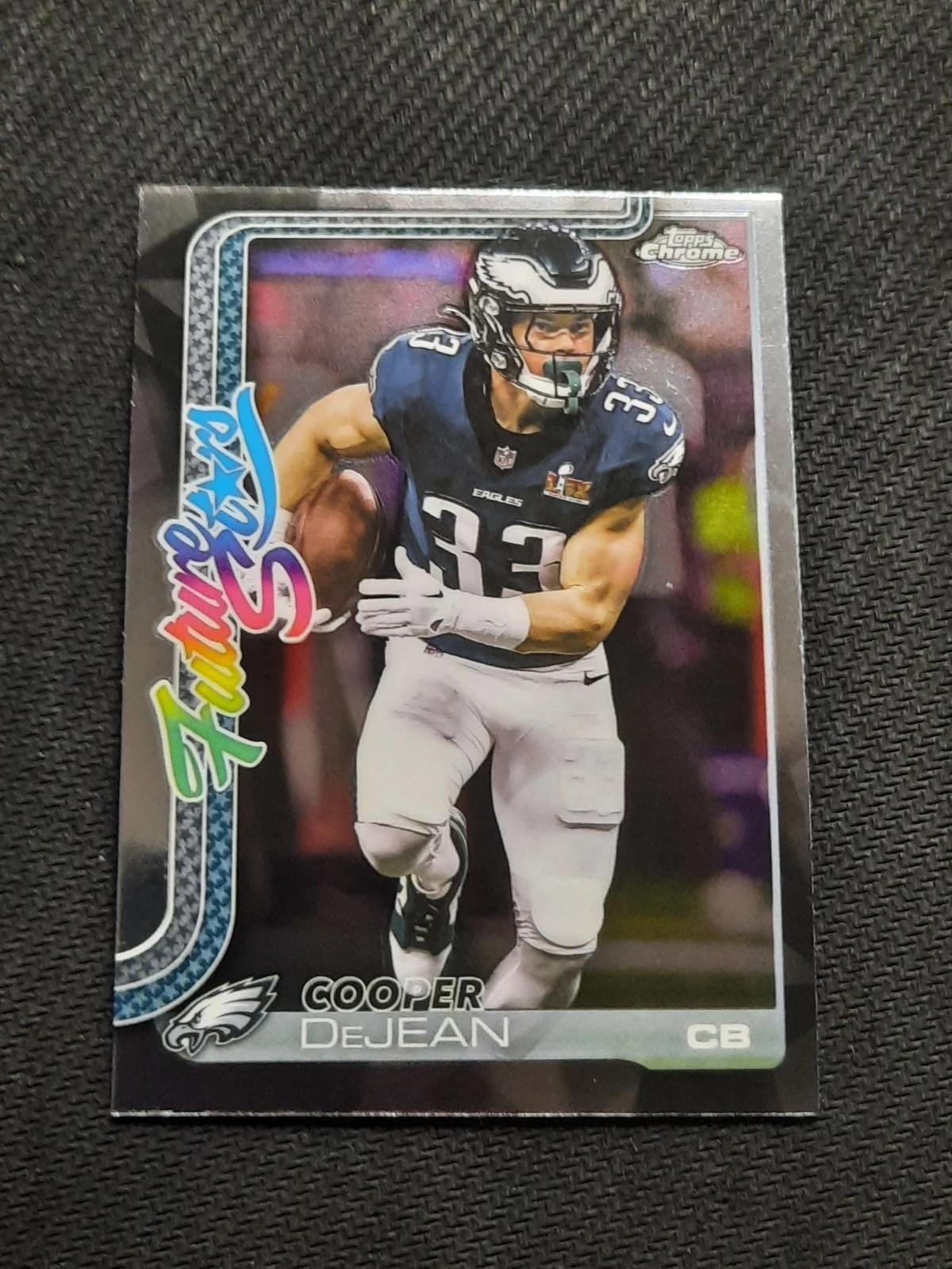 Cooper DeJean 2025 Topps Chrome Football card
