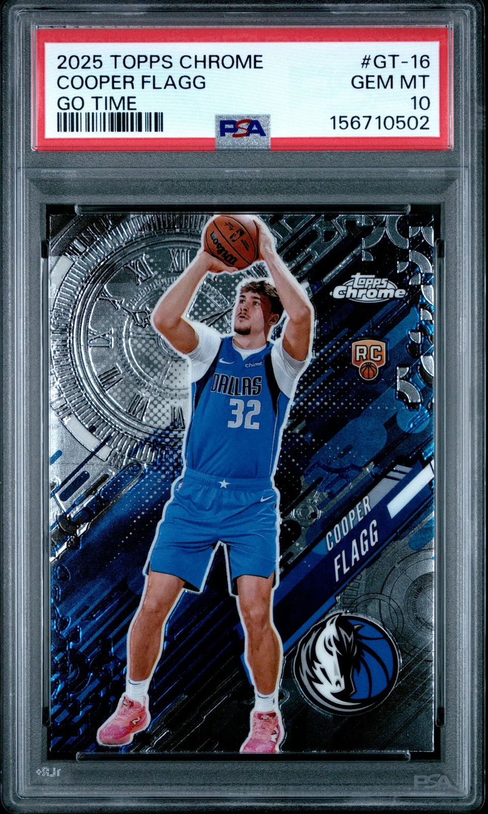 Cooper Flagg 2025 Topps Chrome Basketball card