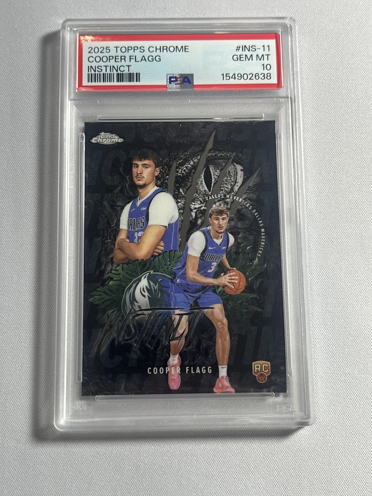 Cooper Flagg 2025 Topps Chrome Basketball card