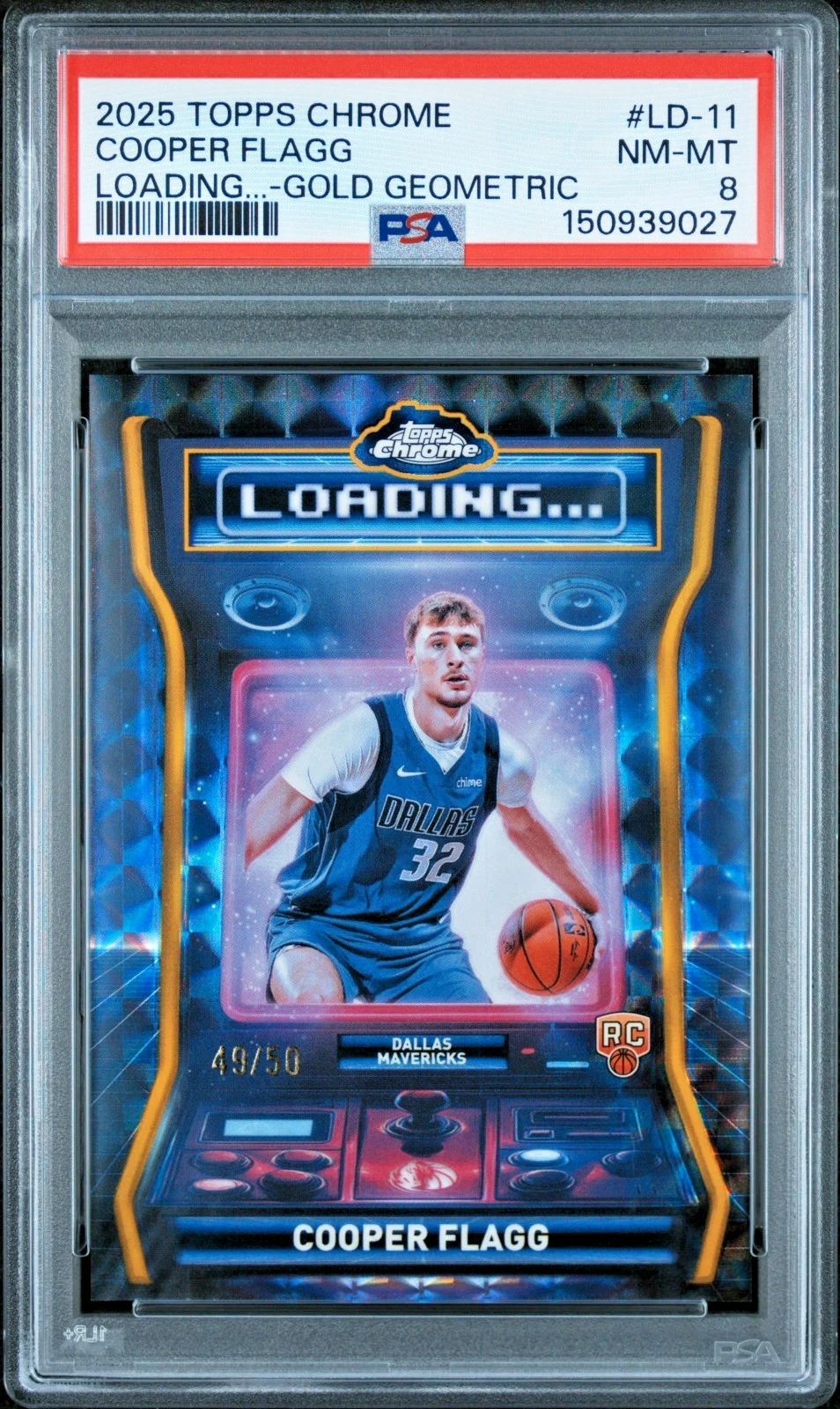 Cooper Flagg 2025 Topps Chrome Basketball card