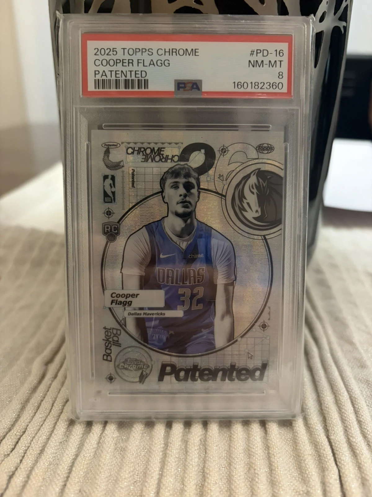 Cooper Flagg 2025 Topps Chrome Basketball card