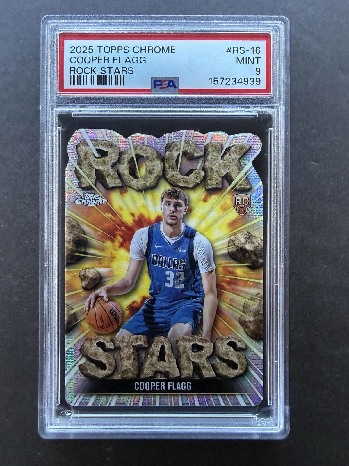 Cooper Flagg 2025 Topps Chrome Basketball card