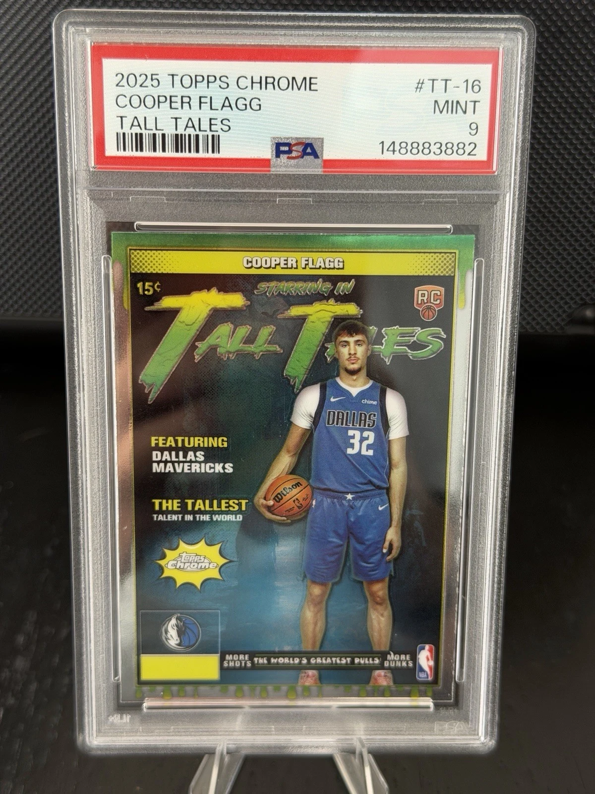 Cooper Flagg 2025 Topps Chrome Basketball card