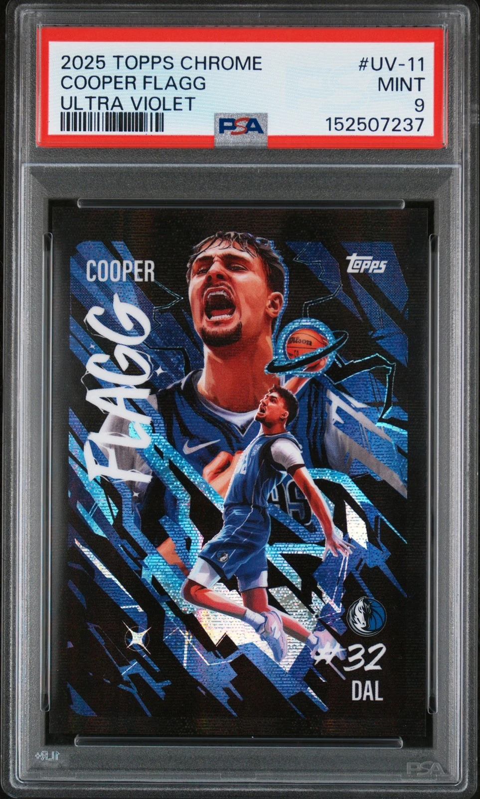 Cooper Flagg 2025 Topps Chrome Basketball card