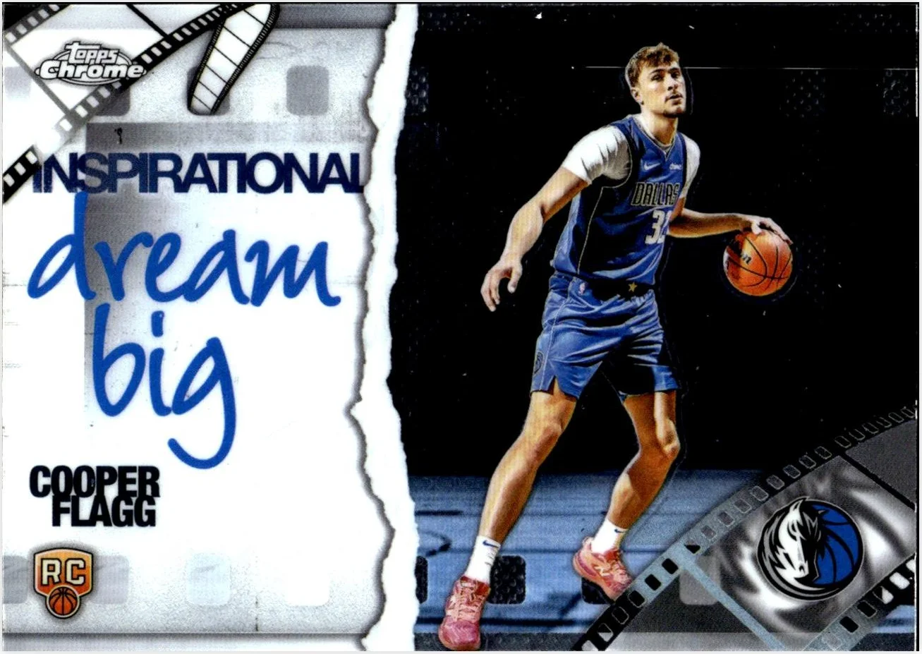 Cooper Flagg 2025-26 Topps Chrome #IP-18 Inspirational basketball card - Front