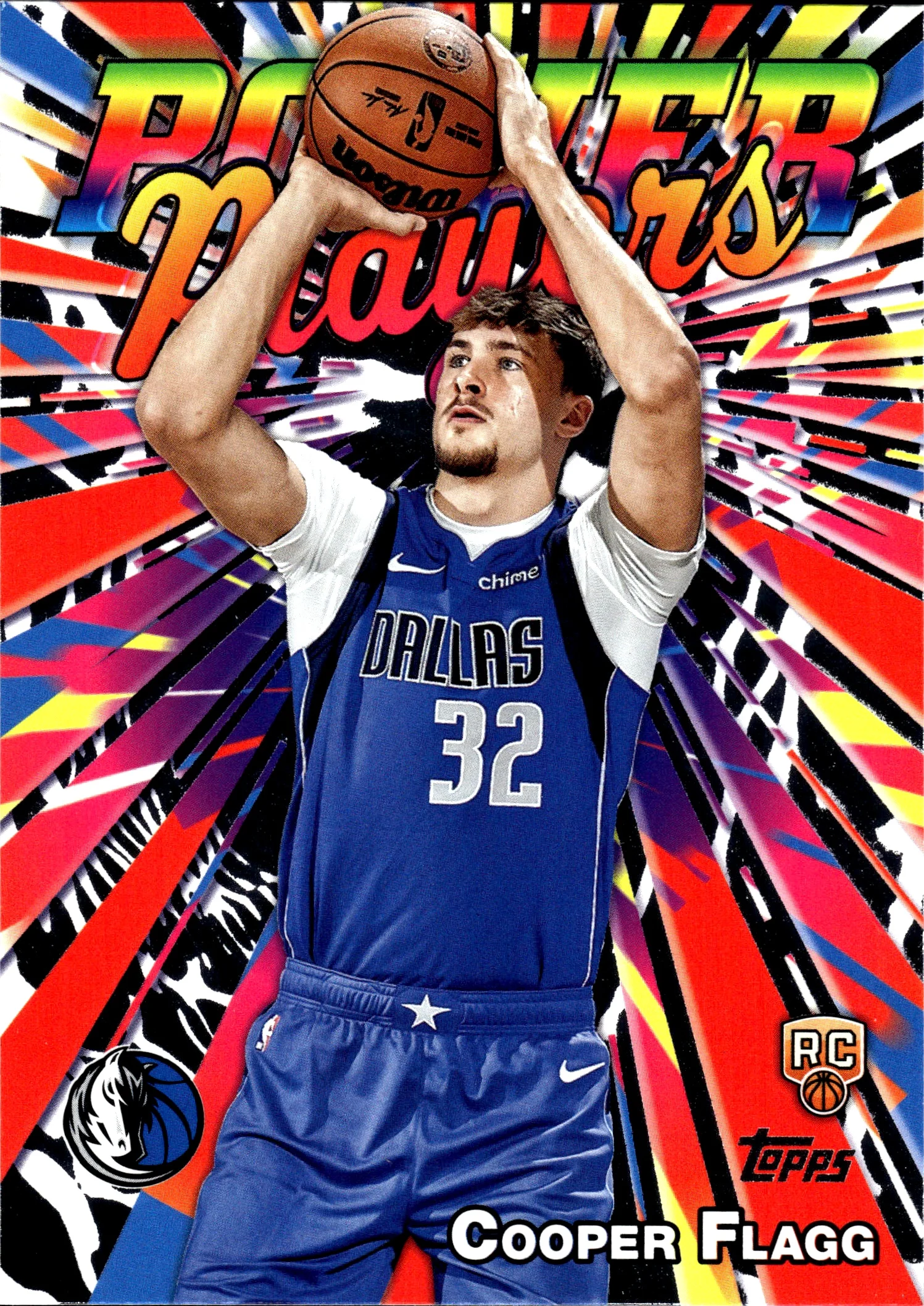 Cooper Flagg 2025-26 Topps #PP-16 Power Players basketball card - Front