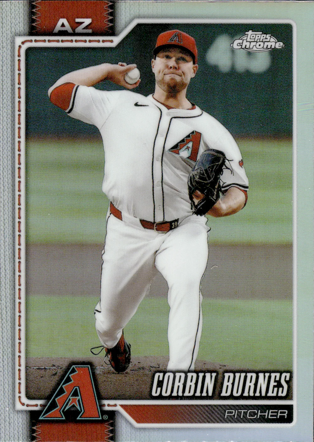 Corbin Burnes #237 Refractor 2026 Topps Chrome Baseball baseball card - Front