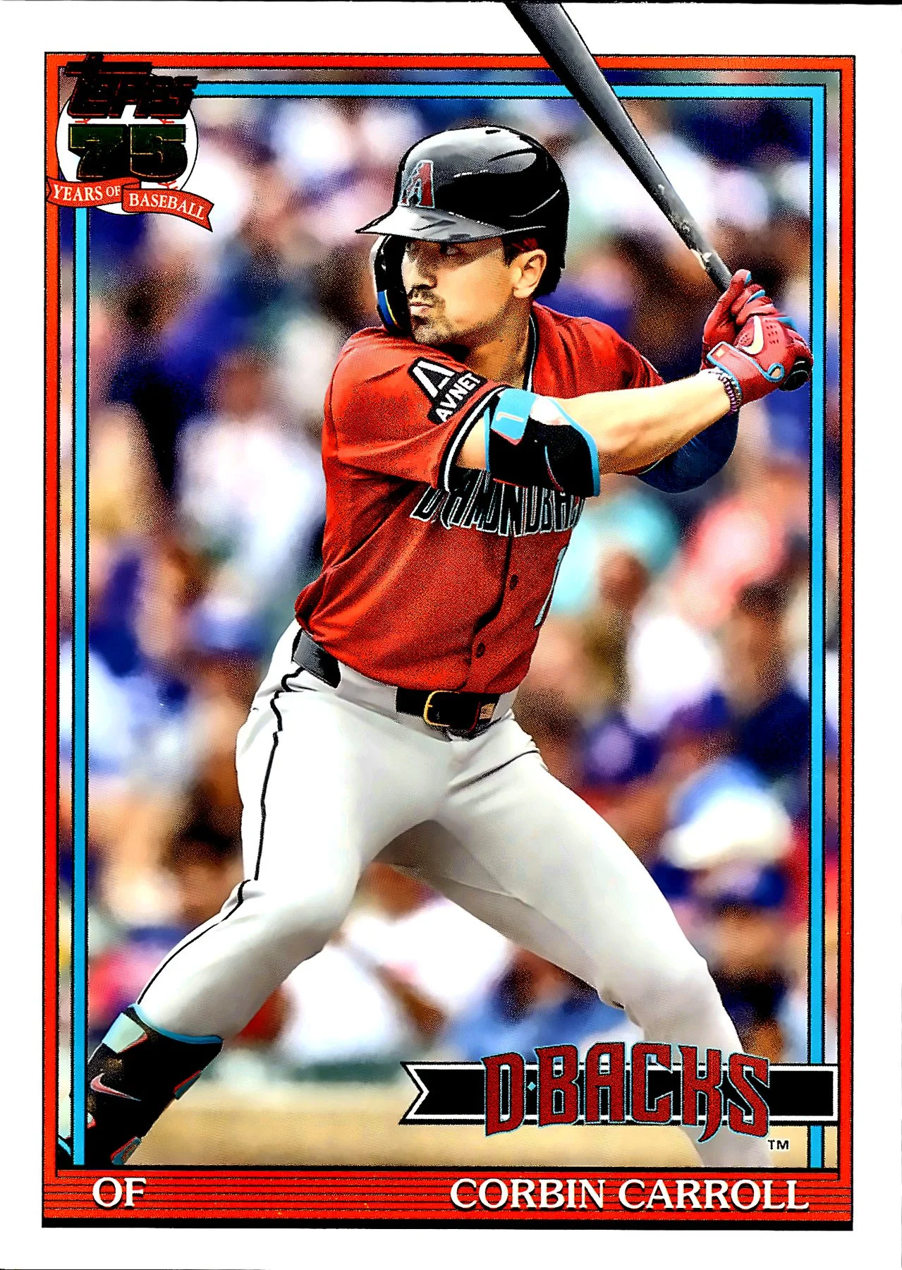 Corbin Carroll 2026 Topps #T91-58 1991 Topps Baseball 35th Anniversary (Series One) baseball card - Front