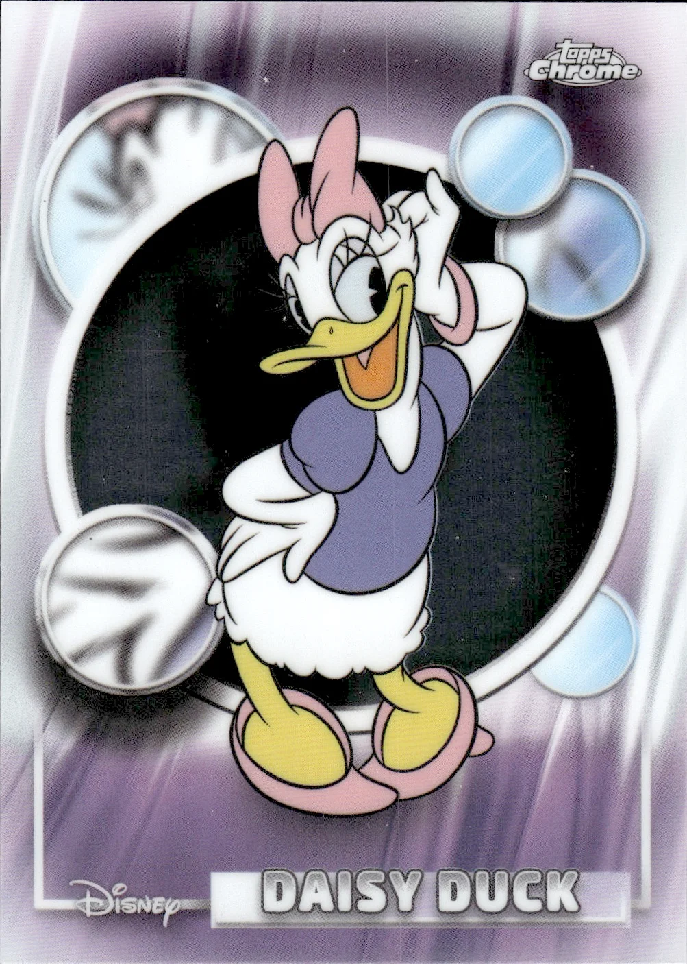 Daisy Duck #54 2026 Topps Chrome Disney trading card - Front