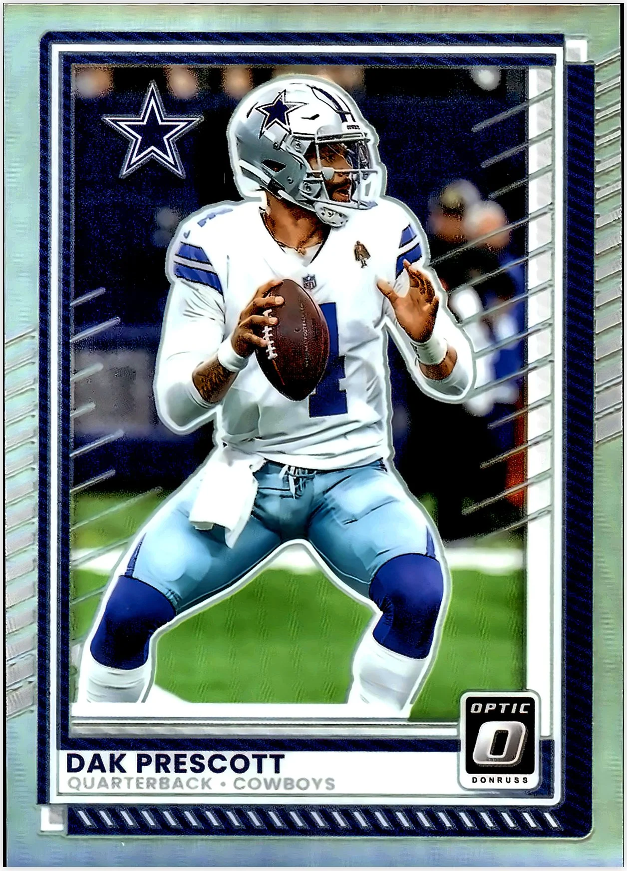 Dak Prescott 2025 Donruss Optic #81 Holo football card - Front