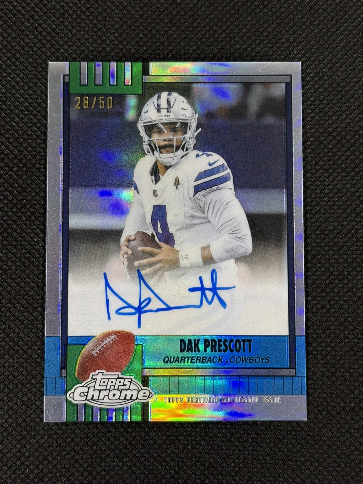 Dak Prescott 2025 Topps Chrome Football card