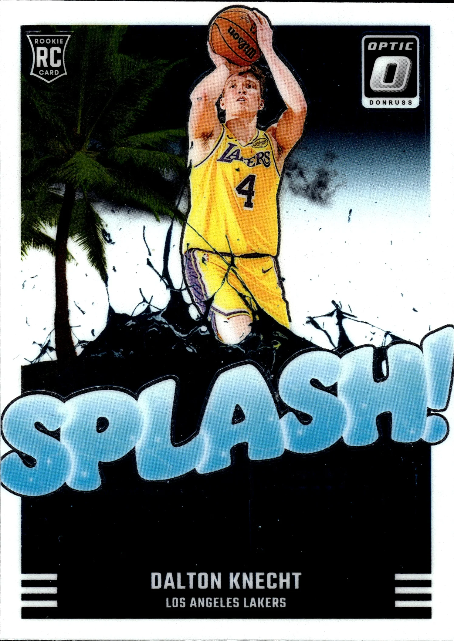 Dalton Knecht 2024-25 Donruss Optic #12 Splash! basketball card - Front