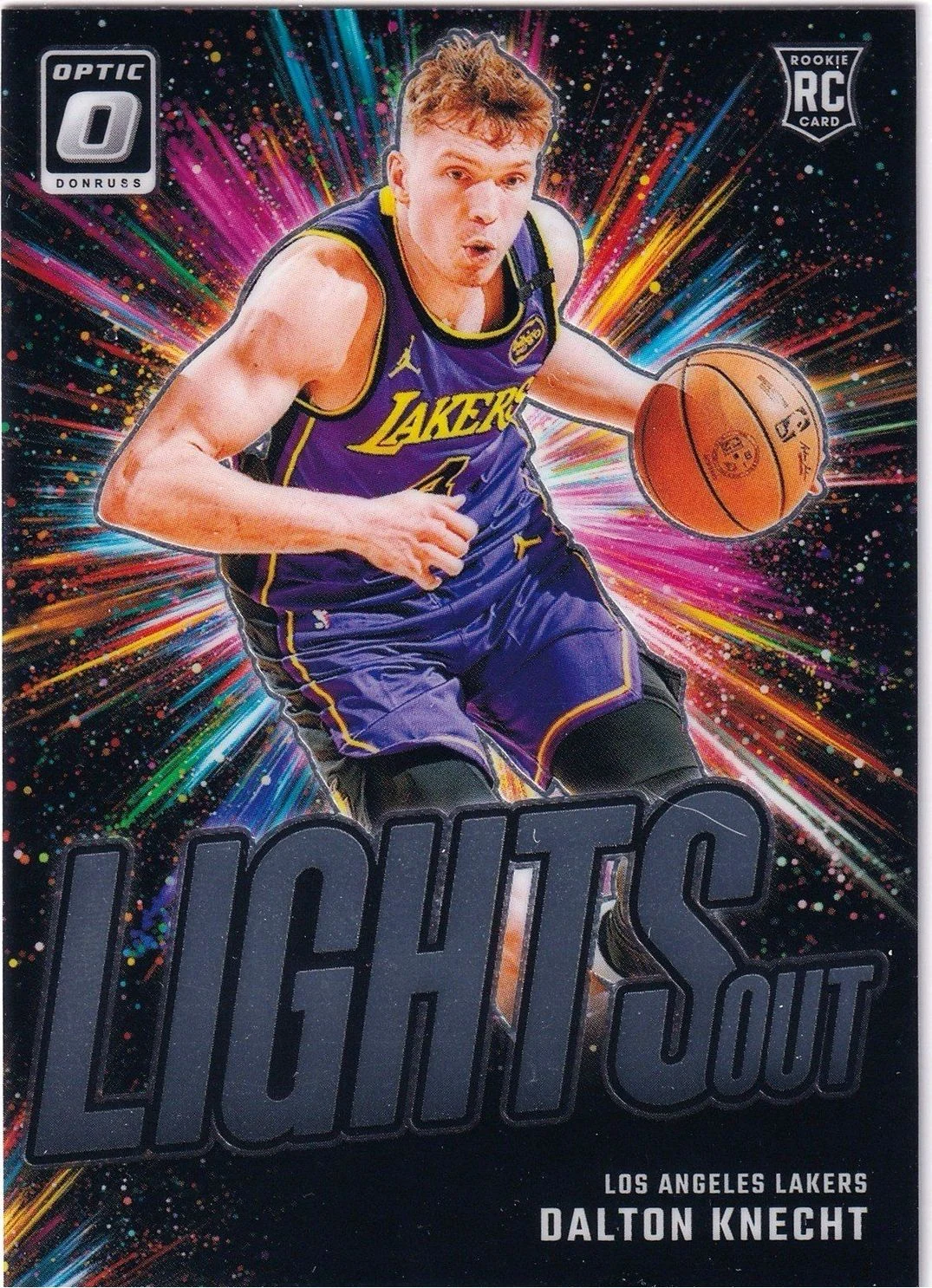 Dalton Knecht 2024 Donruss Optic Basketball card