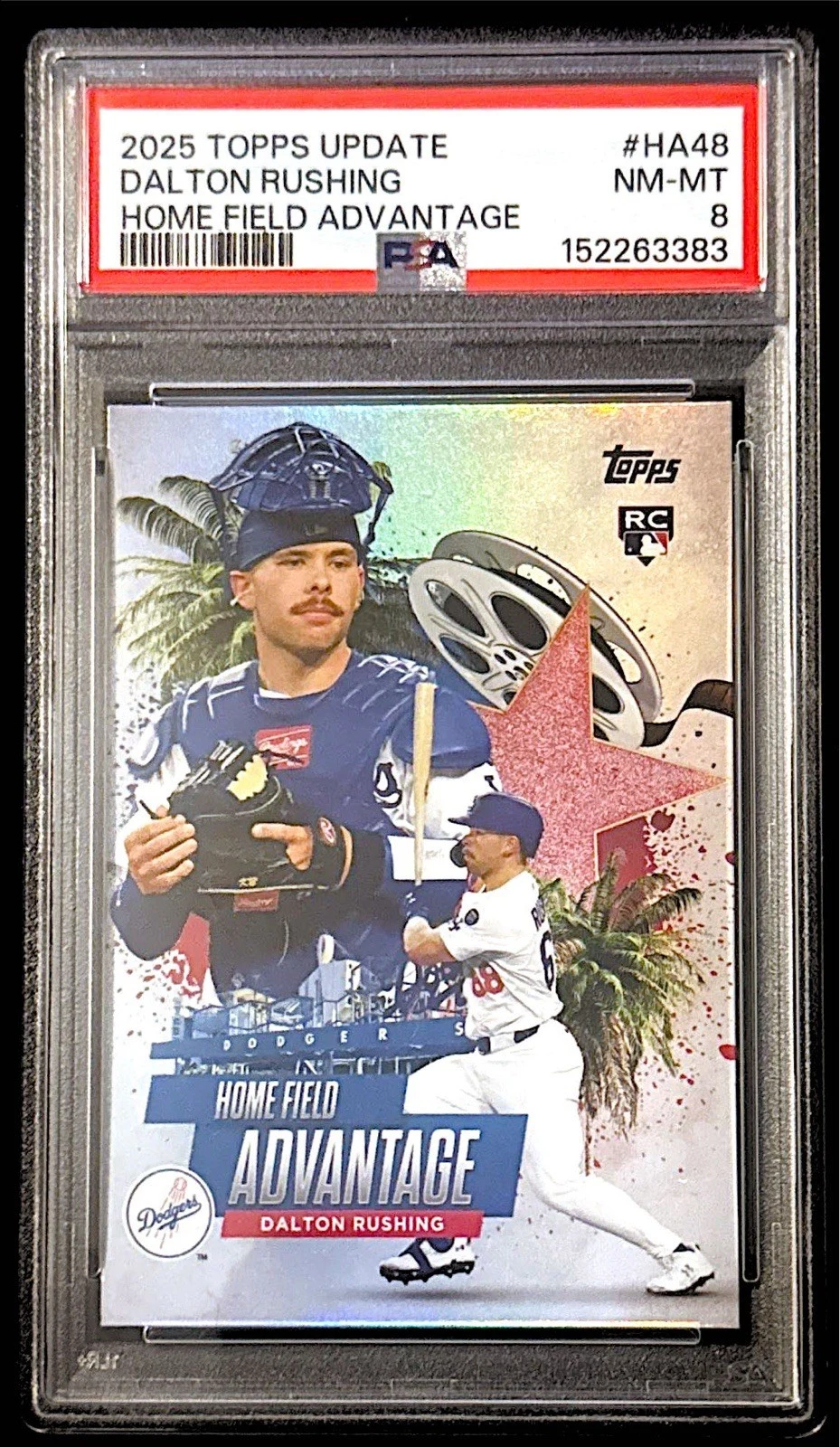 Dalton Rushing #HA-48 2025 Topps Update Series Baseball Home Field Advantage front