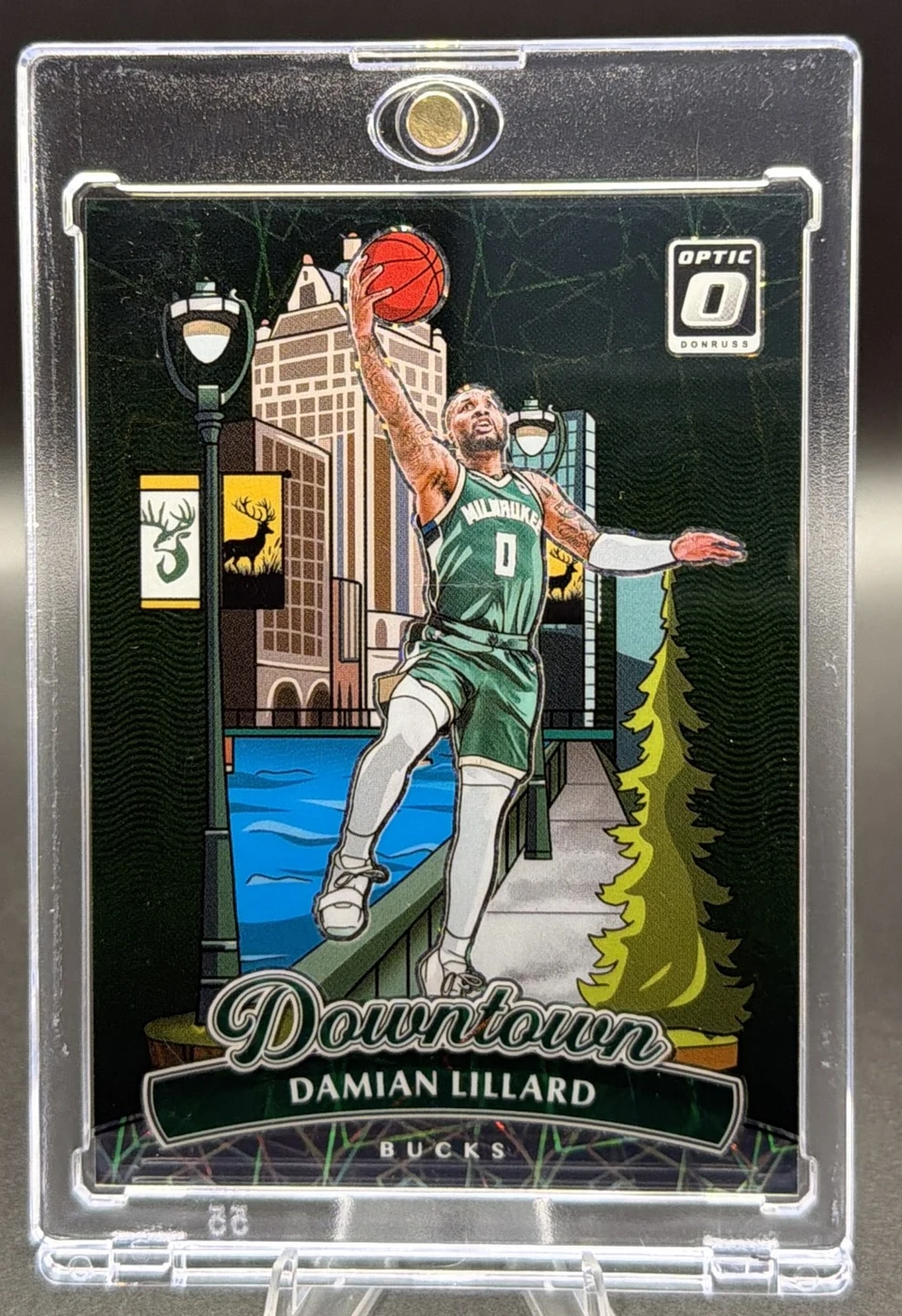 Damian Lillard #12 2024-25 Donruss Optic Basketball Downtown front
