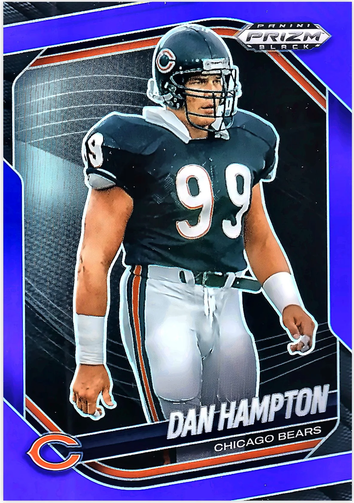 Dan Hampton 2025 Panini Prizm Black #20 Prizms Blue football card - Front