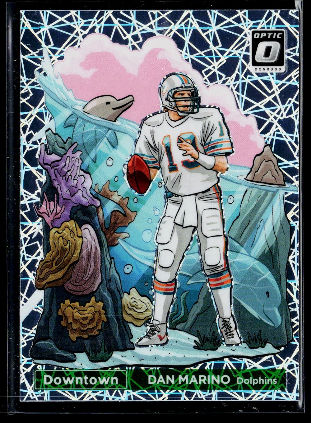 Dan Marino #D-8 2023 Donruss Optic Football Downtown front