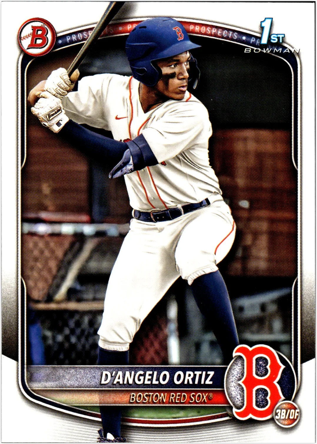 D'Angelo Ortiz 2025 Bowman #BP-61 Prospects baseball card - Front