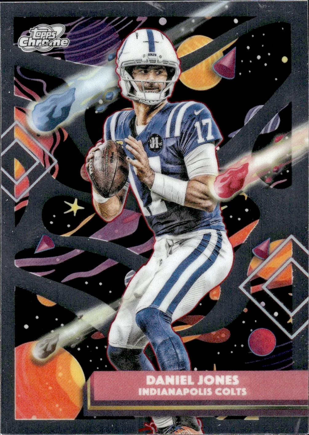 Daniel Jones #41 2025 Topps Cosmic Chrome Football football card - Front