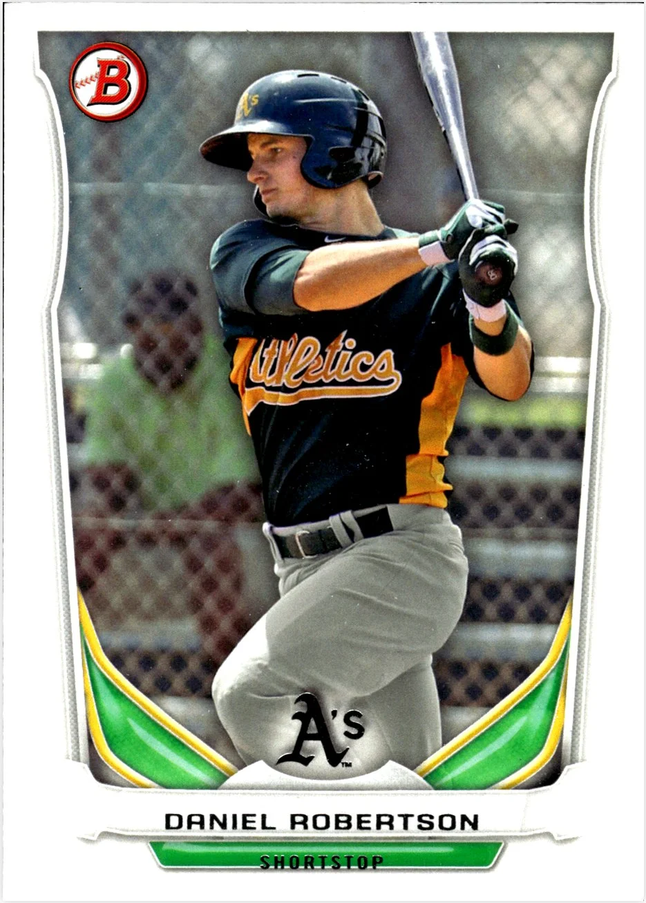 Daniel Robertson 2014 Bowman Draft #TP-44 Top Prospects baseball card - Front